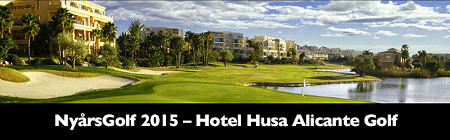 NyårsGolf 2015 – Husa Alicante Golf. Det finns fortfarande platser kvar på hotell och flyg!!